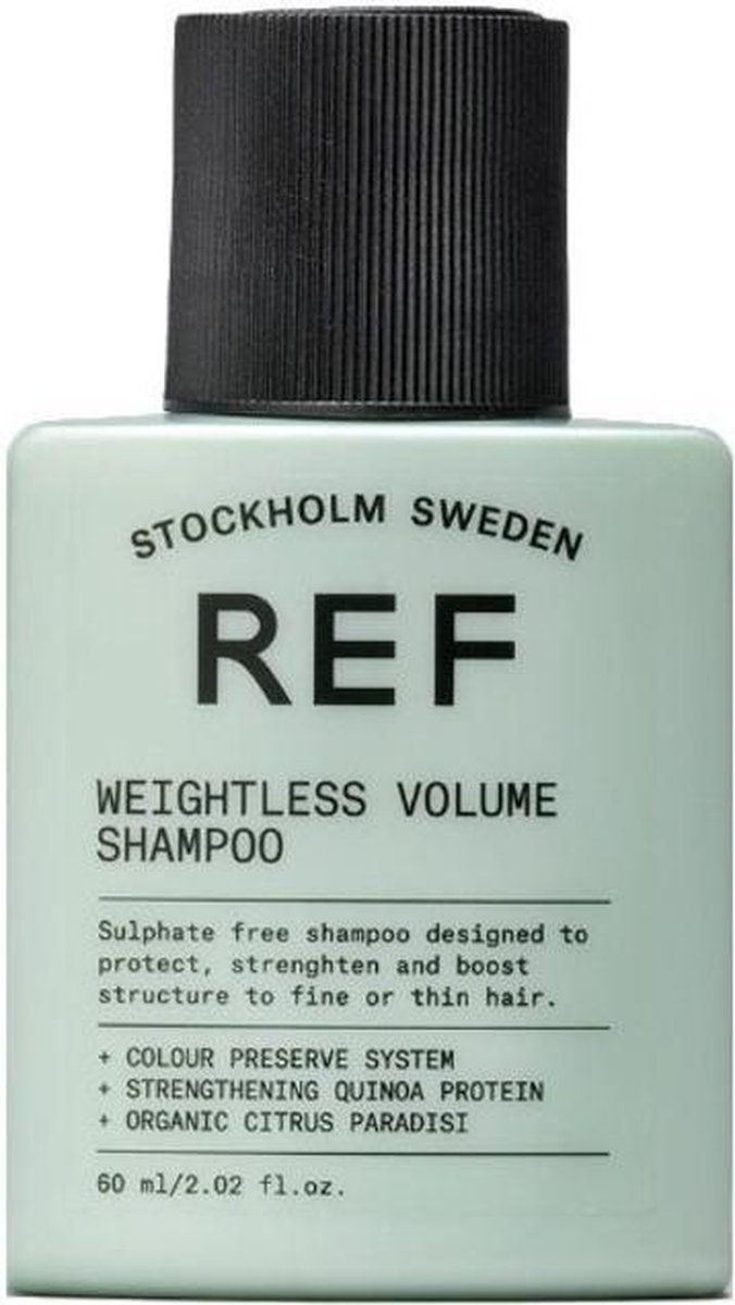 REF Weightless Volume Shampoo -60 ml - vrouwen - Voor Fijn en slap haar