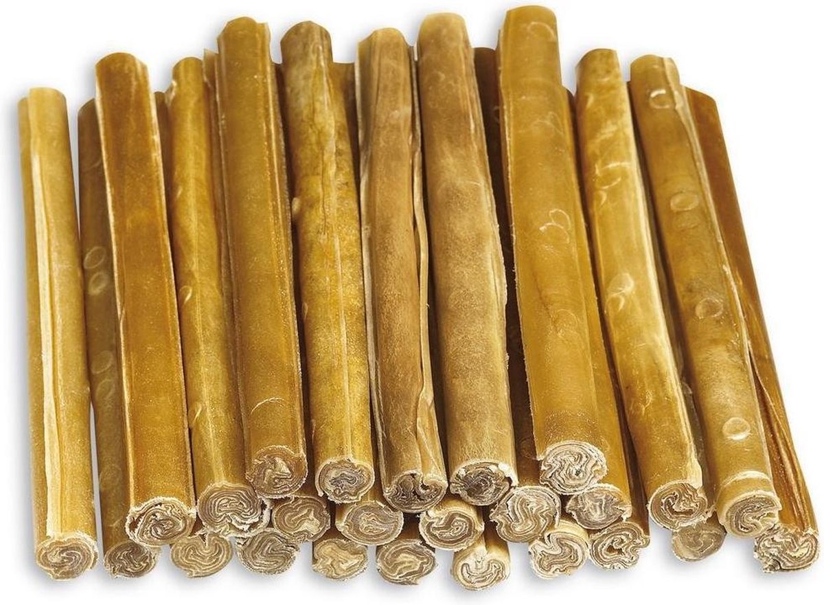 Antos – Hondensnack – Mega Kauwstaaf Runderhuid – 20 stuks – 25cm