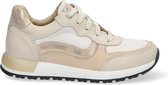 Braqeez 420296-501 Meisjes Lage Sneakers - Beige - Leer - Veters