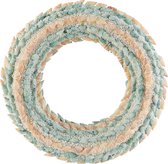J-Line Krans Schelpen/Polyfoam Beige/Blauw Large