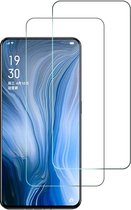 Oppo Reno 4 5G Screen Protector [2-Pack] Tempered Glas Screenprotector