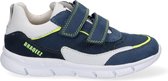 Braqeez 421341-528 Jongens Lage Sneakers - Blauw - Leer - Klittenband