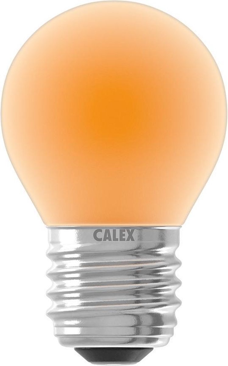 Kogellamp LED oranje 1W (vervangt 5W) grote fitting E27 | bol.com