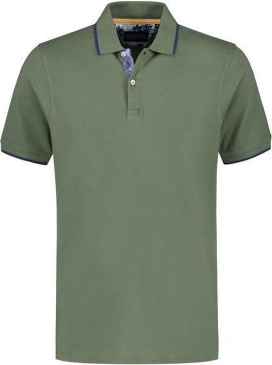 Verfrissend schot etnisch GENTS - Polo uni groen Maat L - Polo Shirt Heren - Poloshirts | bol.com