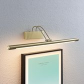 Lindby - LED wandlamp - 1licht - metaal, kunststof - H: 11.5 cm - mat messing - Inclusief lichtbron