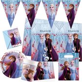 Disney Frozen 2 kinderfeest pakket voor 2-8 personen - Feestpakketten verjaardagspakketten