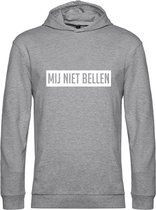 Mij niet bellen hoodie grijs | Chateau Meiland | Martien Meiland | sweater | trui | unisex