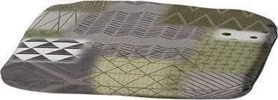 ZOYIEP 1 Stoelkussen Halfrond 39 x 42 cm Zitkussen Tuinstoel Rotan Stoelkussen Comfortabel, Robuust, Gemakkelijk te reinigen – Geschikt voor binnen en buiten gebruik (Lichtblauw