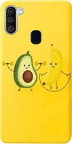 ADEL Siliconen Back Cover Softcase Hoesje voor Samsung Galaxy A11/ M11 - Fruit