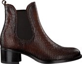 Omoda Kisha Enkellaarsjes - Enkelboots - Dames - Bruin - Maat 40