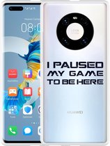 Huawei Mate 40 Pro Hoesje Paused Games Designed by Cazy