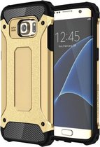 Voor Galaxy S7 Edge / G935 Tough Armor TPU + pc-combinatiebehuizing (goud)