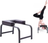 Yoga hulp omgekeerde kruk multifunctionele omgekeerde stoel yoga fitness stoel (bruin)