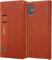 Voor iPhone 11 CMai2 Kaka-serie Litchi Texture Horizontale flip lederen tas met houder en kaartsleuven (bruin)