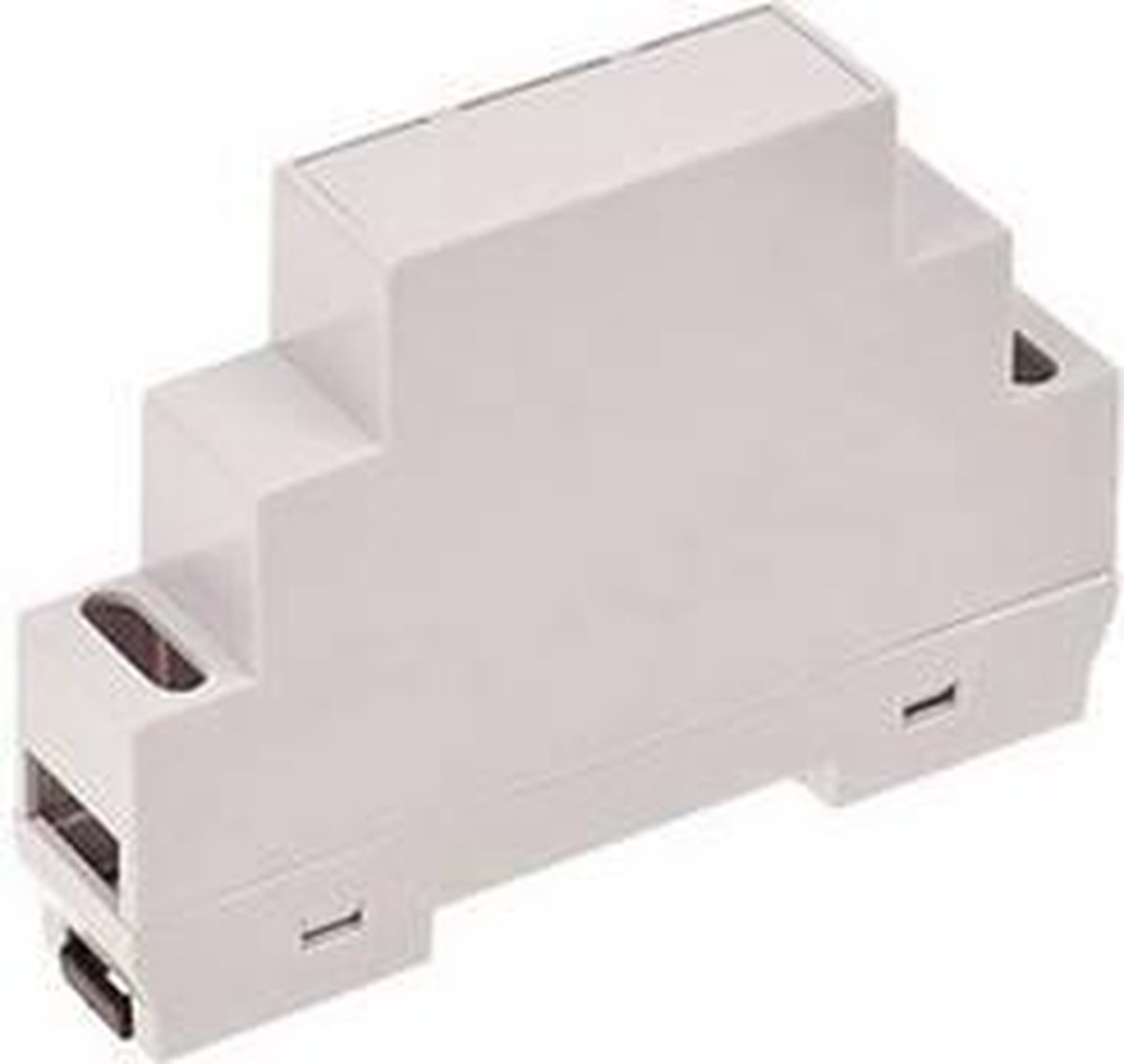 TRU COMPONENTS TC-7910912 DIN-rail-behuizing 17 x 90 x 65 ABS-V0 Grijs 1 stuk(s)