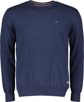 Jac Hensen Pullover - Modern Fit - Blauw - 3XL Grote Maten