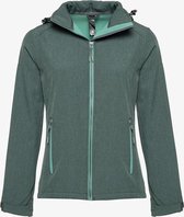 Kjelvik dames softshell jas waterafstotend - Groen - Maat M - Winddicht - Ademend materiaal
