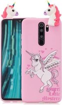 Voor Xiaomi Redmi Note 8 Pro schokbestendige cartoon TPU beschermhoes (eenhoorn)