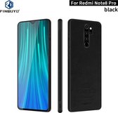 Voor Xiaomi RedMi Note 8 Pro PINWUYO Pin Rui-serie Klassiek leer, PC + TPU + PU-leer Waterdicht en anti-val All-inclusive beschermende schaal (zwart)