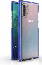 Voor Samsung Galaxy Note10 + TPU tweekleurige schokbestendige beschermhoes (blauw)