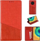 Voor Huawei Mate 30 MUXMA MX109 Horizontale lederen flip case met houder & kaartsleuf & portemonnee (rood)