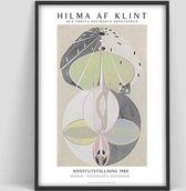 Abstract Hilma AF Klint Poster 3 - 13x18cm Canvas - Multi-color