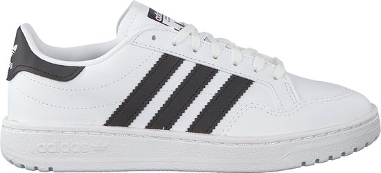 Adidas Team Court J Lage sneakers - Meisjes - Wit - Maat 38