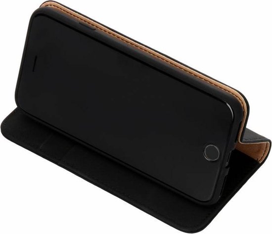 Dux Ducis Wish Book Case - Geschikt voor iPhone SE (2022/2020), iPhone 8 / 7 Hoesje - Zwart - Dux Ducis