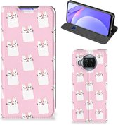 Bookcase Valentijn Cadeaus Xiaomi Mi 10T Lite Smart Cover Hoesje Sleeping Cats