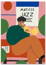 Matisse Abstract Poster 1 - 20x25cm Canvas - Multi-color