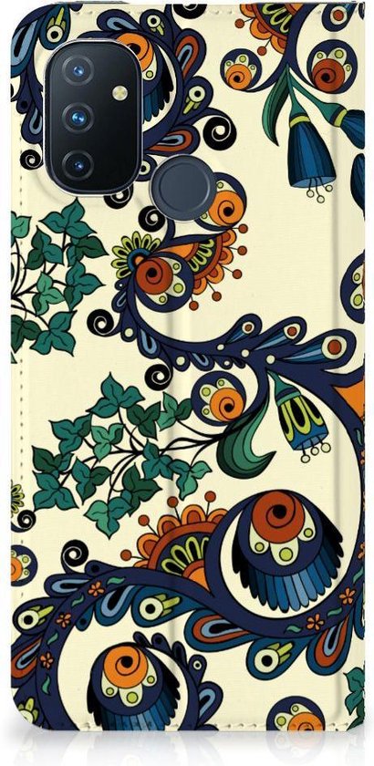 Étui OnePlus Nord N100 Bookcase Baroque Fleur