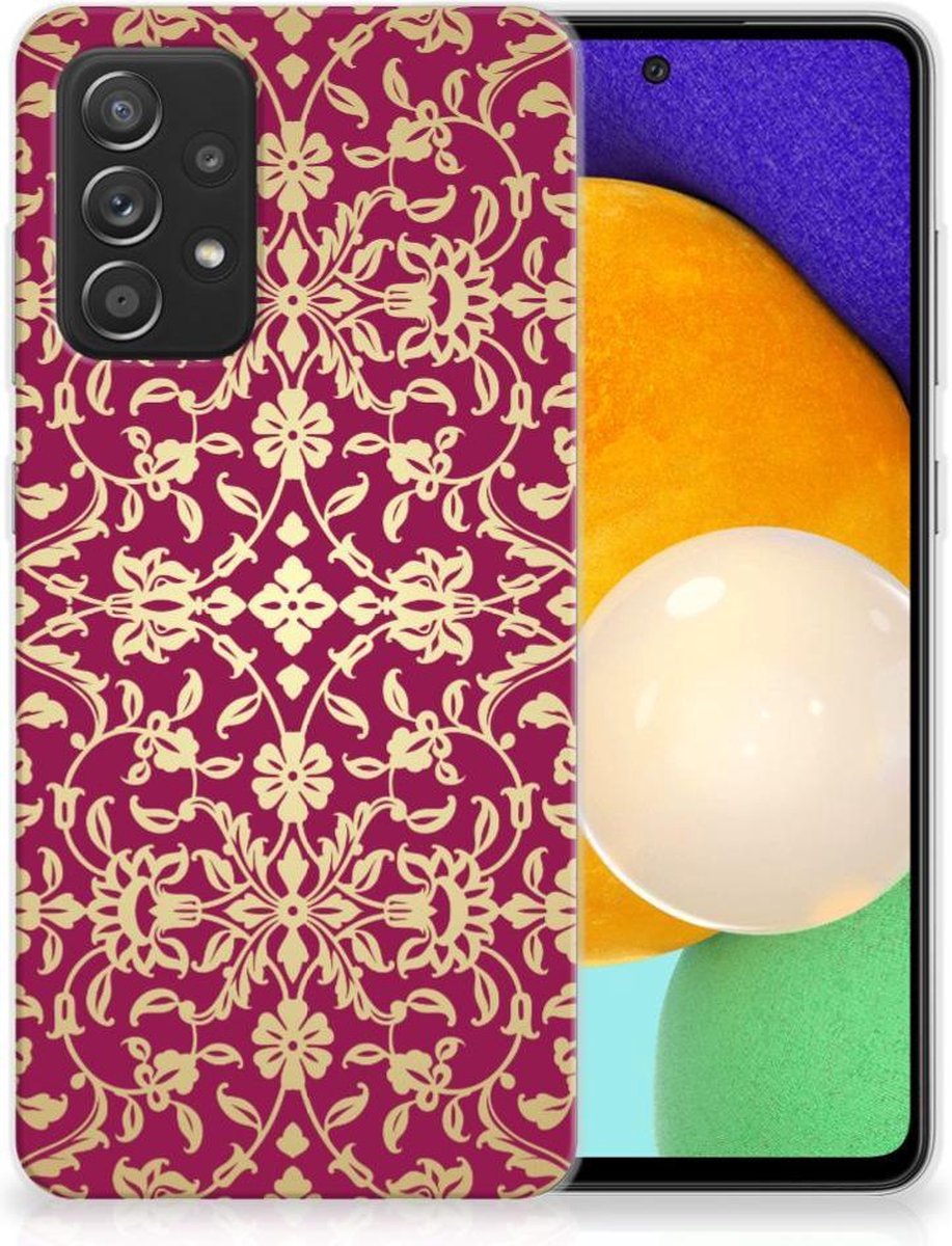 Back Cover voor Siliconen Hoesje Samsung Galaxy A52 (5G/4G) Barok Pink