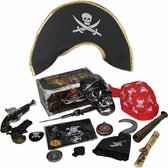 Verkleedset voor kinderen - Piraten set - Piratenhoed, speelgoed wapens en veel accessoires