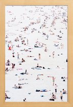 JUNIQE - Poster met houten lijst Sunset Touch by @AnteBadzim -13x18