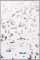 JUNIQE - Poster met kunststof lijst Sunset Touch by @AnteBadzim -13x18