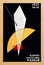 JUNIQE - Poster in houten lijst László Moholy-Nagy - Card for a