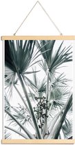 JUNIQE - Posterhanger Beach Palm Fruits -40x60 /Grijs & Groen