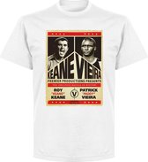 Keane vs. Viera Battle T-shirt - Wit - S