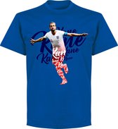 Kane Engeland Script T-Shirt - Blauw - 3XL