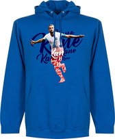 Kane Engeland Script Hoodie - Blauw - Kinderen - 92/98