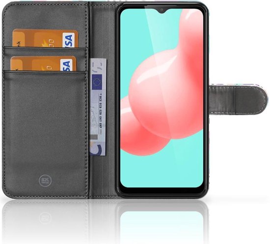 Cuir PU Portefeuille pour Samsung Galaxy A32 5G Coque Blocs Colorés