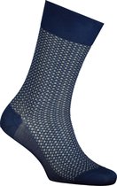 FALKE Uptown Tie business & casual katoen sokken heren blauw - Maat 45-46