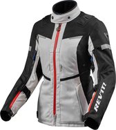 REV'IT! Sand 4 H2O Ladies Silver Black Motorcycle Jacket 38 - Maat - Jas