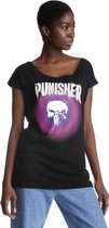 Marvel The Punisher Dames Tshirt -L- Psychedelic Warface Zwart