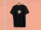 Bakugo Head Chibi T-Shirt | Boku no hero Academia | BNHA | Anime Merchandise Unisex Maat M Zwart