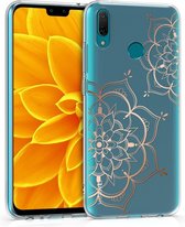 kwmobile telefoonhoesje voor Huawei Y9 (2019) - Hoesje voor smartphone - Bloementweeling design