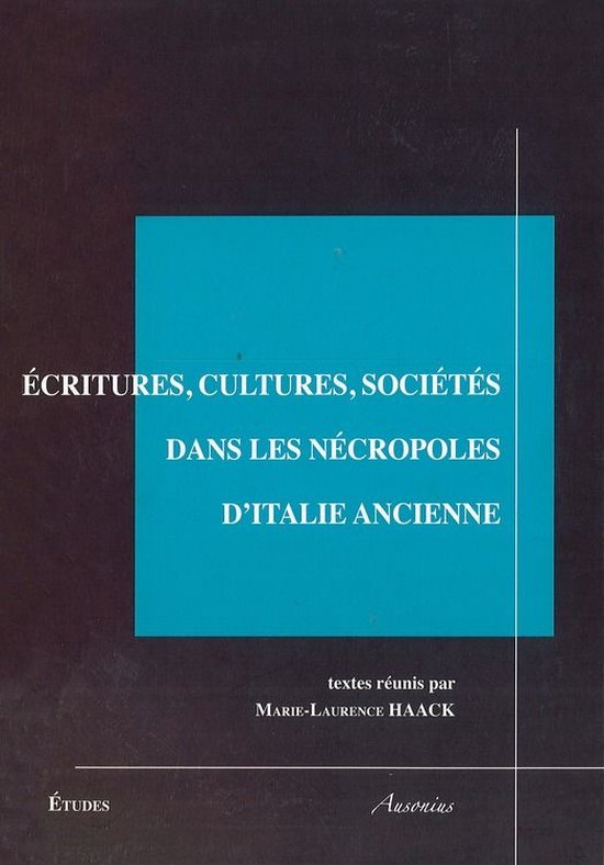 Études - Écritures, cultures, sociétés dans les nécropo ... - cover