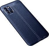 Samsung Galaxy A31 Hoesje - Mobigear - Luxury Serie - TPU Backcover - Blauw - Hoesje Geschikt Voor Samsung Galaxy A31