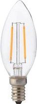 LED Lamp - Kaarslamp - Filament - E14 Fitting - 4W - Warm Wit 2700K