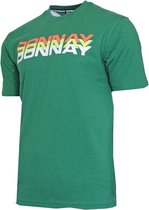 Donnay Heren - T-Shirt Daks - Sportshirt -  Forest-green - Maat M